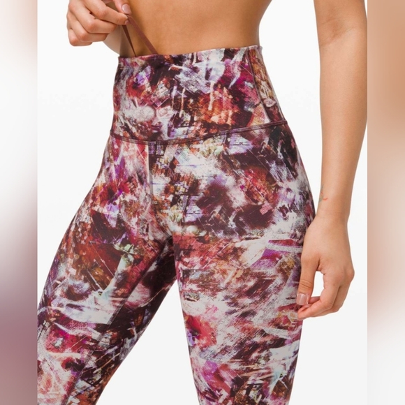 Lululemon Wunder Train High Rise Tight 25" Legging Sz 6 UrbantricityMulti W5CQOS - Picture 6 of 16